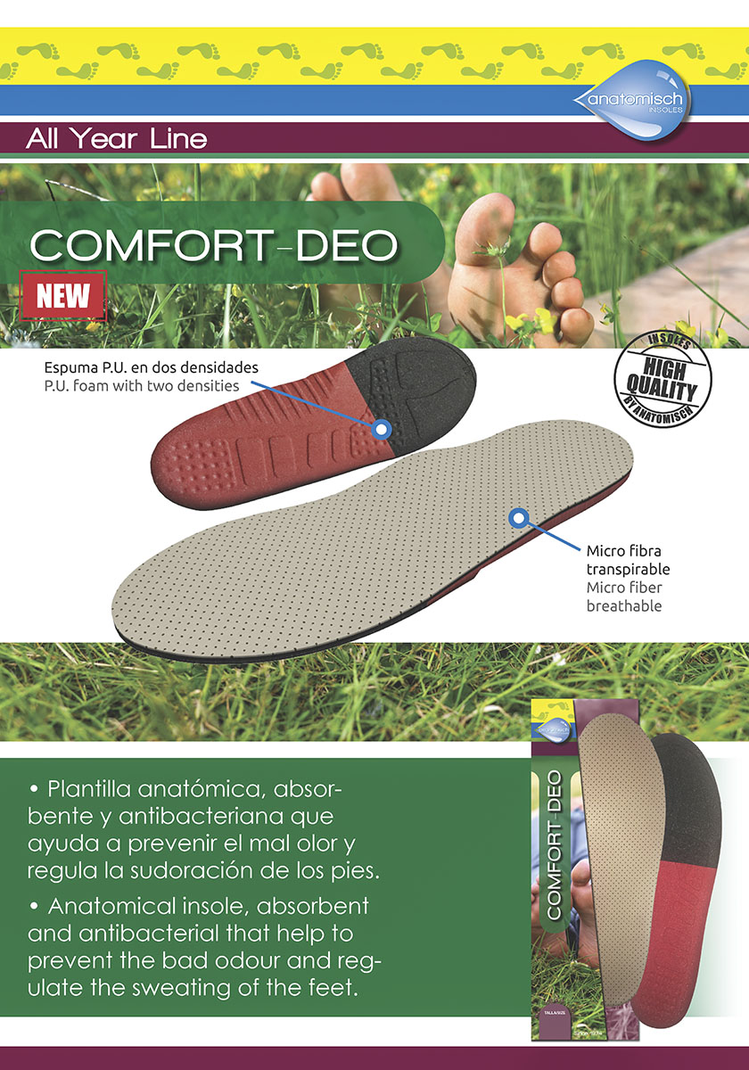 New Comfort-Deo insole